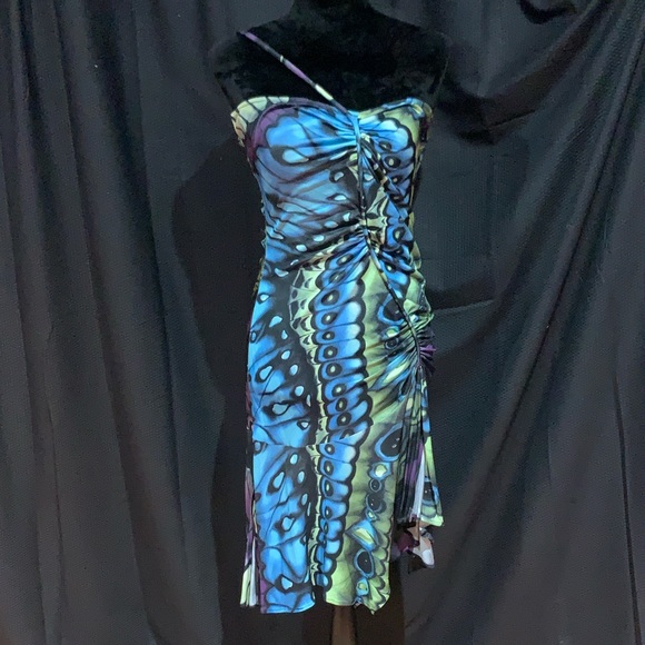 versace butterfly dress